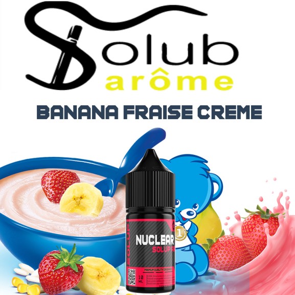Solub Banana Fraise Creme Aroma Solub Banana Fraise Creme Aroma
