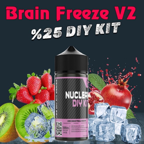%25 Brain Freeze V2 Yüksek Aroma Dıy-Kit %25 Brain Freeze V2 Yüksek Aroma Dıy-Kit