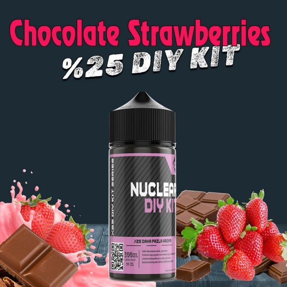 %25 Chocolate Strawberries Yüksek Aroma Dıy-Kit %25 Chocolate Strawberries Yüksek Aroma Dıy-Kit