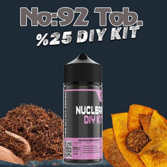 %25 No 92 Tob Yüksek Aroma Dıy-Kit Aroma %25 No 92 Tob Yüksek Aroma Dıy-Kit Aroma
