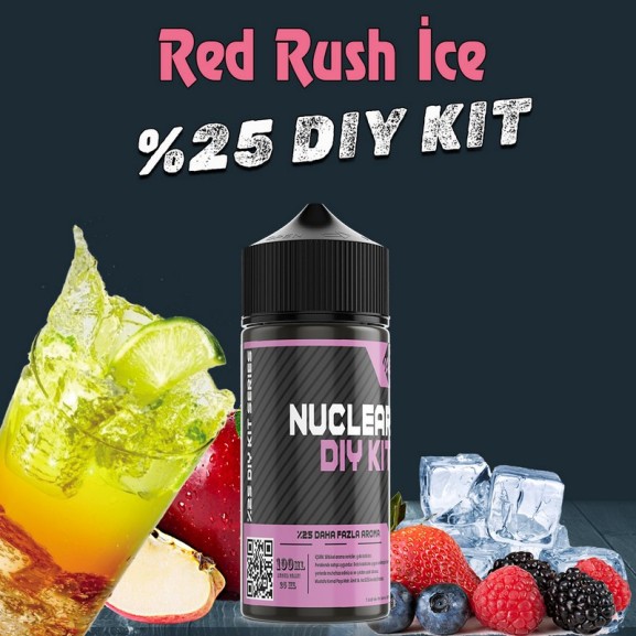 %25 Red Rush İce Yüksek Aroma Dıy-Kit Doz Series %25 Red Rush İce Yüksek Aroma Dıy-Kit Doz Series