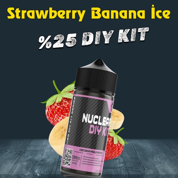 %25 Strawberry Banana Ice Yüksek Aroma Dıy-Kit Drif Series %25 Strawberry Banana Ice Yüksek Aroma Dıy-Kit Drif Series