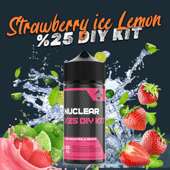 %25 Strawberry Ice Lemon Yüksek Aroma Dıy-Kit %25 Strawberry Ice Lemon Yüksek Aroma Dıy-Kit