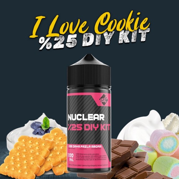 %25 I Love Cookie Yüksek Aroma Dıy-Kit %25 I Love Cookie Yüksek Aroma Dıy-Kit
