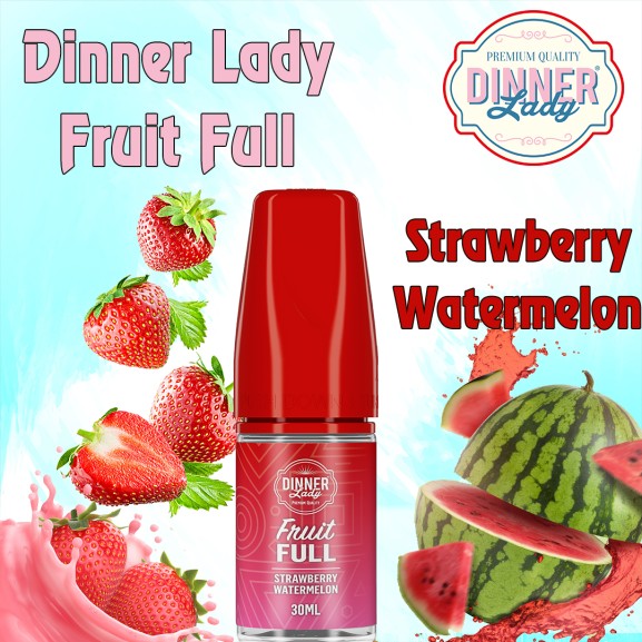 Dinner Lady Fruit Full Strawberry Watermelon Aroma Orjinal Şişe Dinner Lady Fruit Full Strawberry Watermelon Aroma Orjinal Şişe