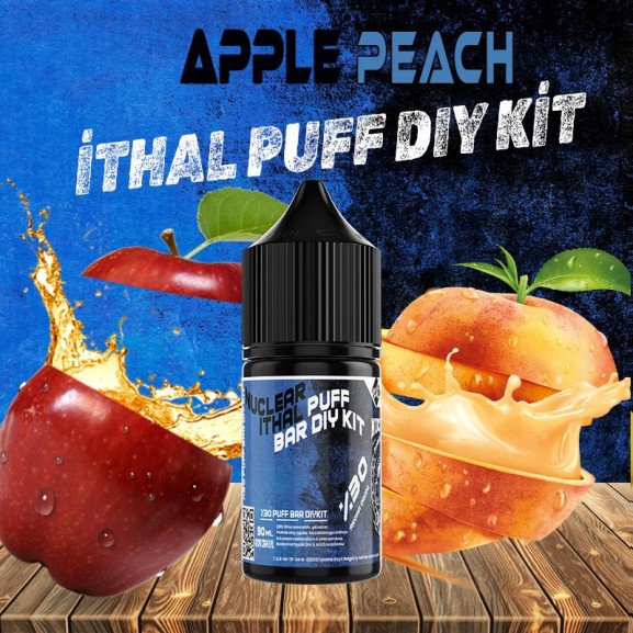 Puff - Bar İthal Dıy Kit Aroma Apple Peach Puff - Bar İthal Dıy Kit Aroma Apple Peach