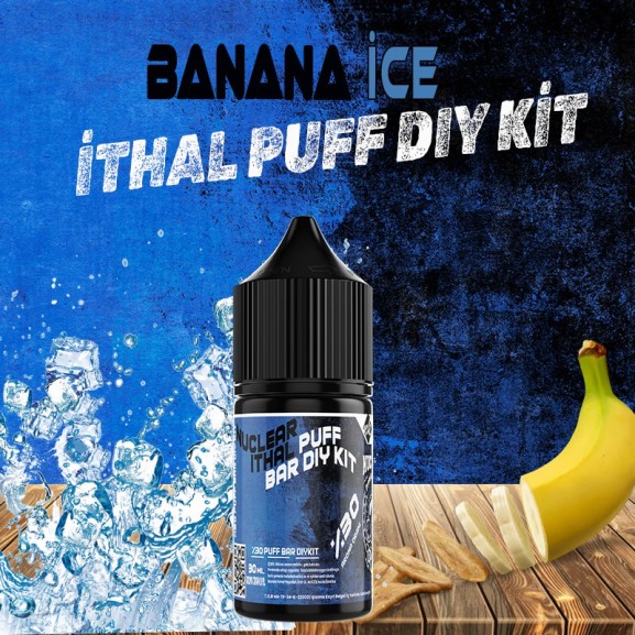 Puff - Bar İthal Dıy Kit Aroma Banana İce Puff - Bar İthal Dıy Kit Aroma Banana İce