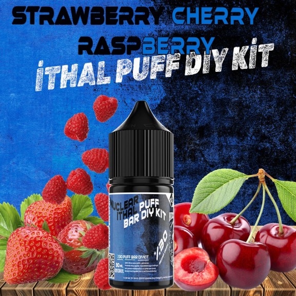Puff - Bar İthal Dıy Kit Aroma Strawberry Cherry Raspberry Puff - Bar İthal Dıy Kit Aroma Strawberry Cherry Raspberry