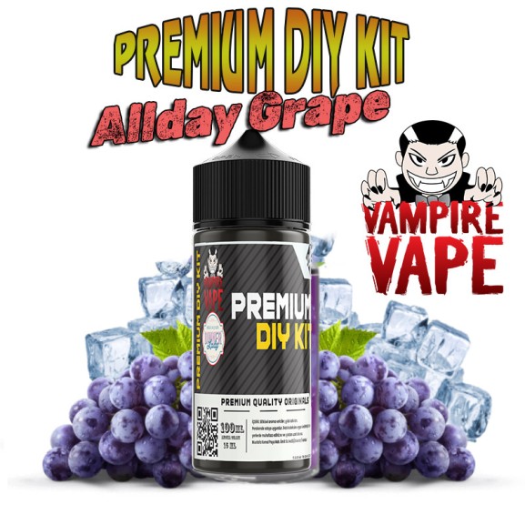 Vampire Vape Allday Grape Dıy Kit Aroma Vampire Vape Allday Grape Dıy Kit Aroma