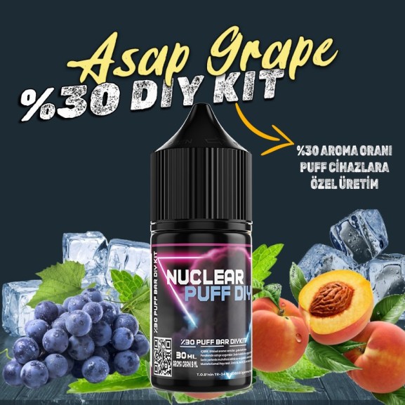 Puff - Bar Dıy Kit Aroma Asap Grape Puff - Bar Dıy Kit Aroma Asap Grape