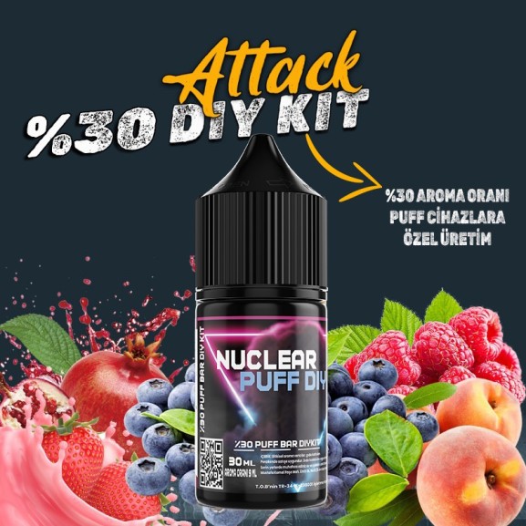 Puff - Bar Dıy Kit Aroma Attack Puff - Bar Dıy Kit Aroma Attack