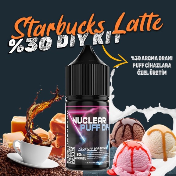 Puff - Bar Dıy Kit Aroma Starbucks Latte Puff - Bar Dıy Kit Aroma Starbucks Latte