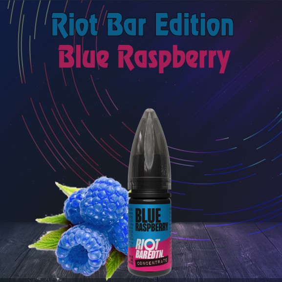 Riot Bar Edition Blue Raspberry Aroma Orjinal Şişe Riot Bar Edition Blue Raspberry Aroma Orjinal Şişe