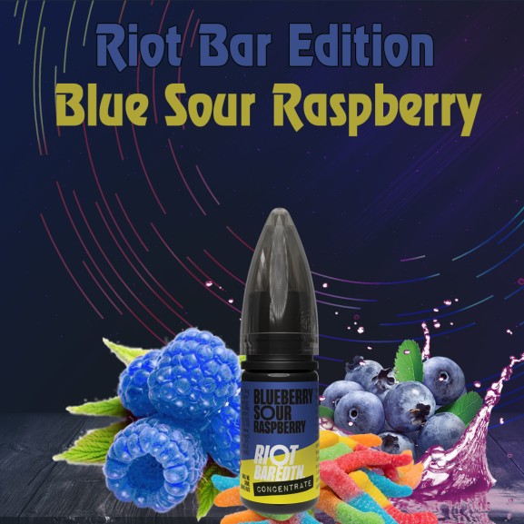 Riot Bar Edition Blue Sour Raspberry Aroma Orjinal Şişe Riot Bar Edition Blue Sour Raspberry Aroma Orjinal Şişe