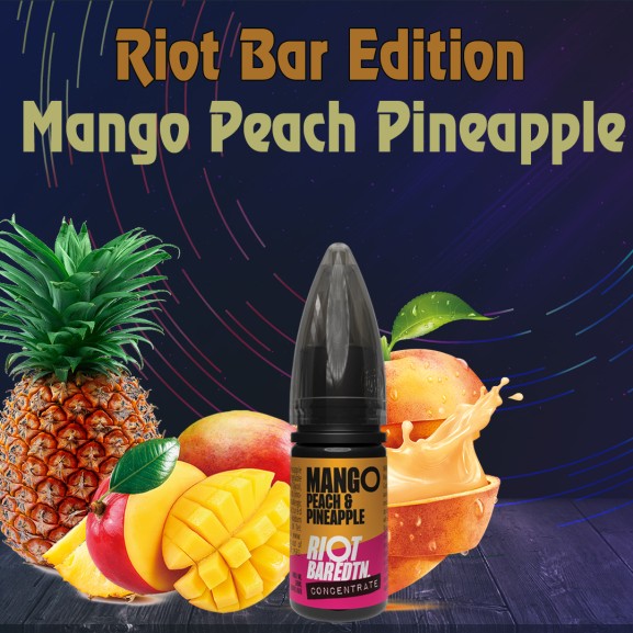 Riot Bar Edition Mango Peach Pineapple Aroma Orjinal Şişe Riot Bar Edition Mango Peach Pineapple Aroma Orjinal Şişe