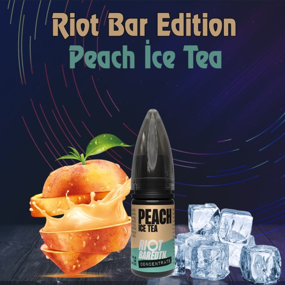 Riot Bar Edition Peach İce Tea Aroma Orjinal Şişe Riot Bar Edition Peach İce Tea Aroma Orjinal Şişe