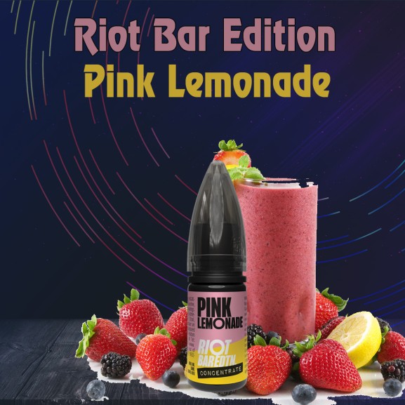 Riot Bar Edition Pink Lemonade Aroma Orjinal Şişe Riot Bar Edition Pink Lemonade Aroma Orjinal Şişe