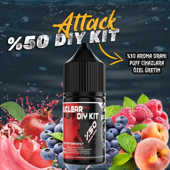 %50 Puff - Bar Dıy Kit Aroma Attack %50 Puff - Bar Dıy Kit Aroma Attack
