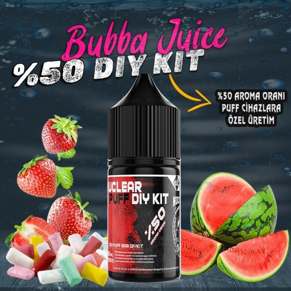 %50 Puff - Bar Dıy Kit Aroma Bubba Juice %50 Puff - Bar Dıy Kit Aroma Bubba Juice