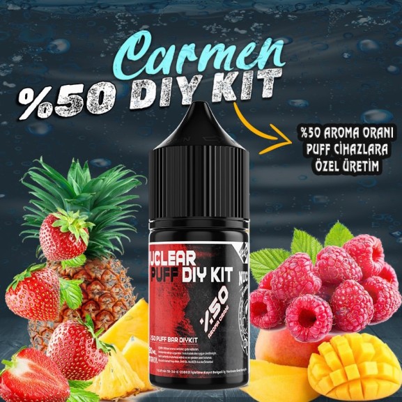 %50 Puff - Bar Dıy Kit Aroma Carmen %50 Puff - Bar Dıy Kit Aroma Carmen