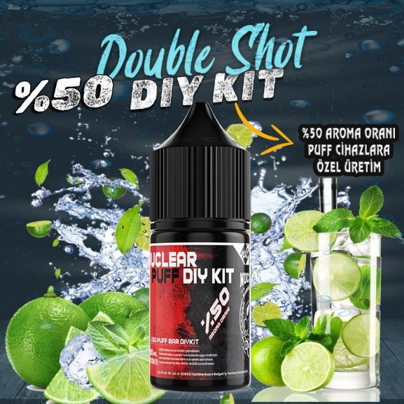 %50 Puff - Bar Dıy Kit Aroma Double Shot %50 Puff - Bar Dıy Kit Aroma Double Shot