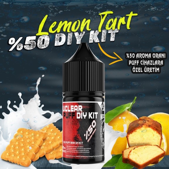 %50 Puff - Bar Dıy Kit Aroma Lemon Tart %50 Puff - Bar Dıy Kit Aroma Lemon Tart