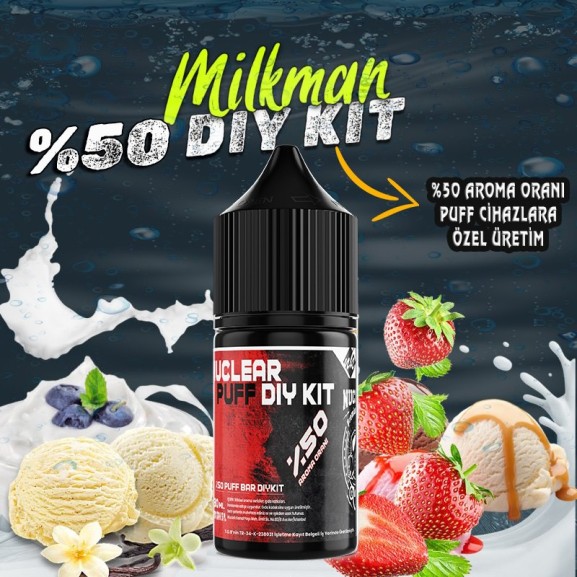 %50 Puff - Bar Dıy Kit Aroma Milkman %50 Puff - Bar Dıy Kit Aroma Milkman