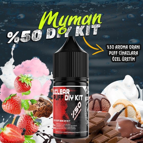 %50 Puff - Bar Dıy Kit Aroma Myman %50 Puff - Bar Dıy Kit Aroma Myman