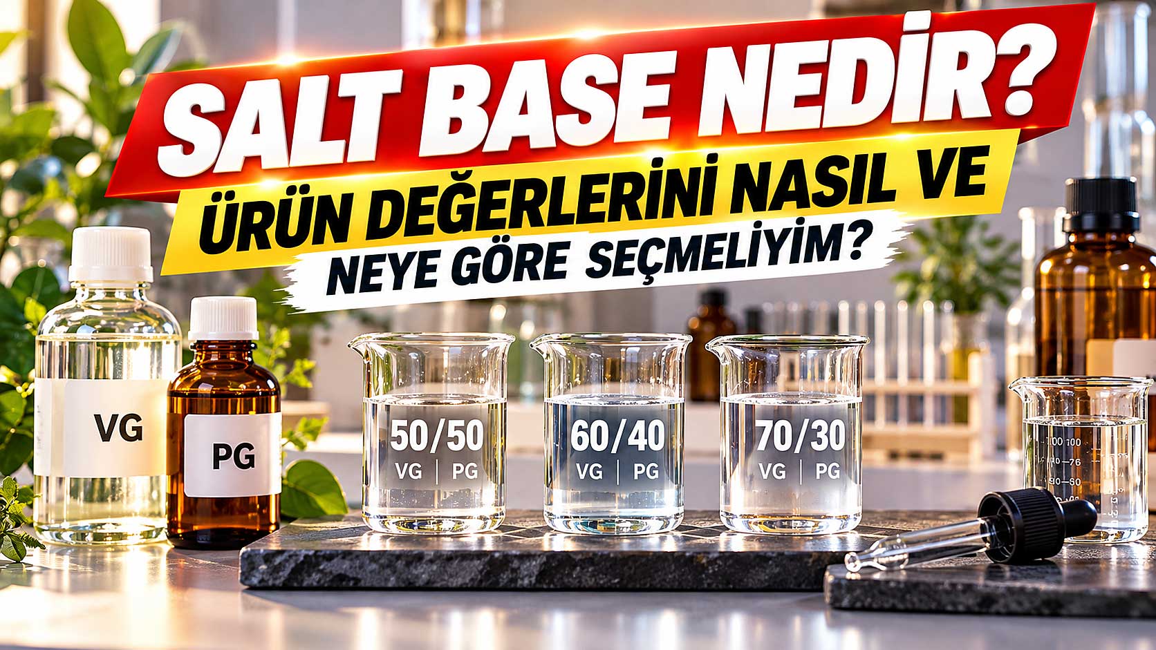 Salt Base Nedir? Ürün Değerlerini Nasıl ve Neye Göre Seçmeliyim?