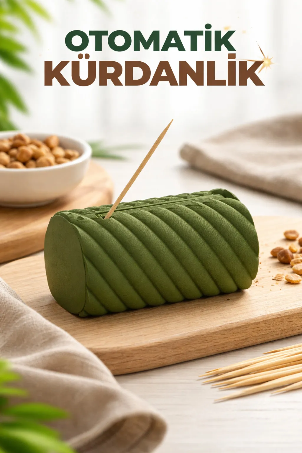 3d Baskı Otomatik Pratik Hijyenik Çek Bırak Kürdan Dağıtıcı
