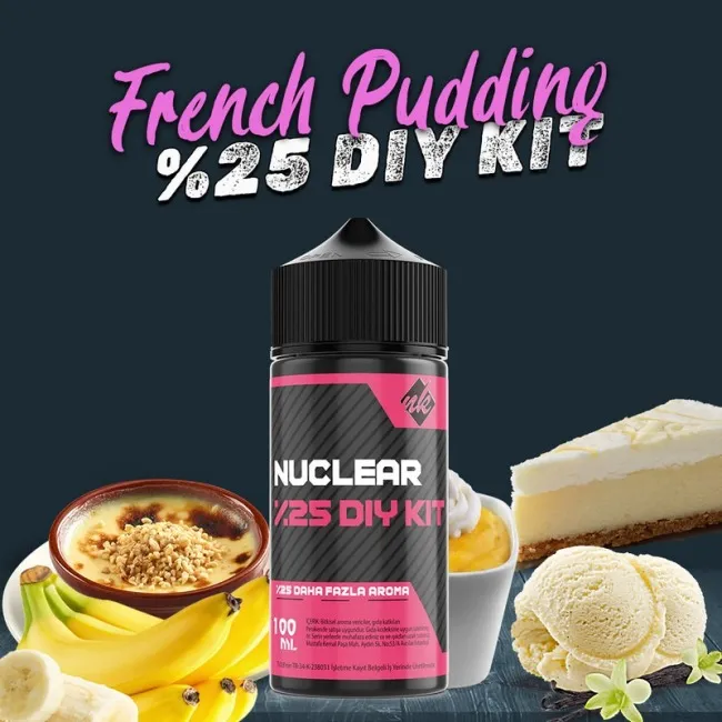 %25 French Pudding Yüksek Aroma Dıy-Kit