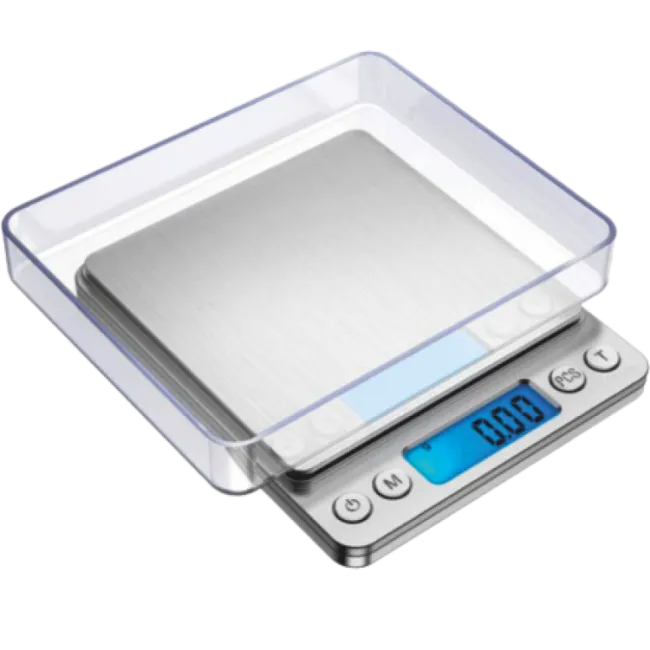 Dijital Hassas Terazi Tartı 0.1 GRAM HASSASİYETLİ 2 KG KAPASİTELİ