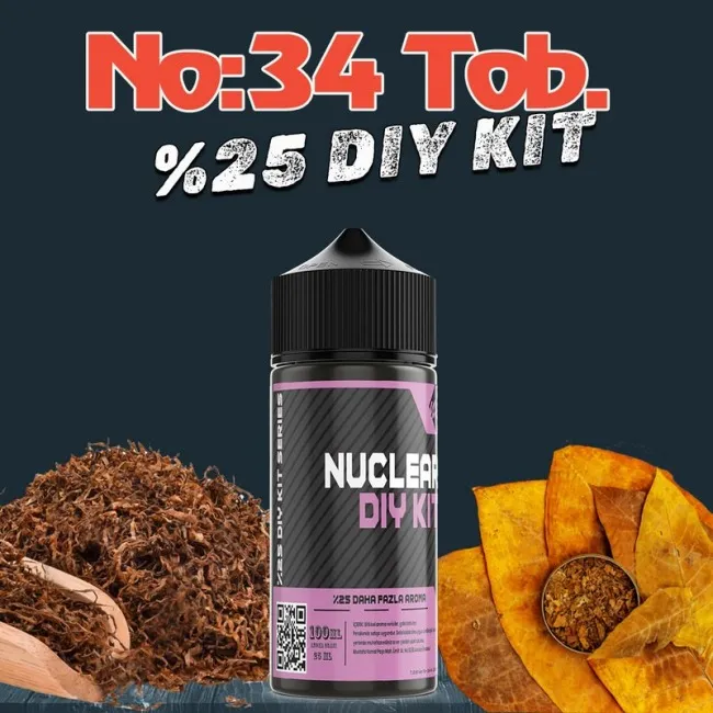 %25 No 34 Tob Yüksek Aroma Dıy-Kit Aroma