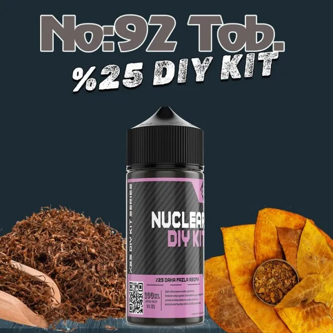 %25 No 92 Tob Yüksek Aroma Dıy-Kit Aroma