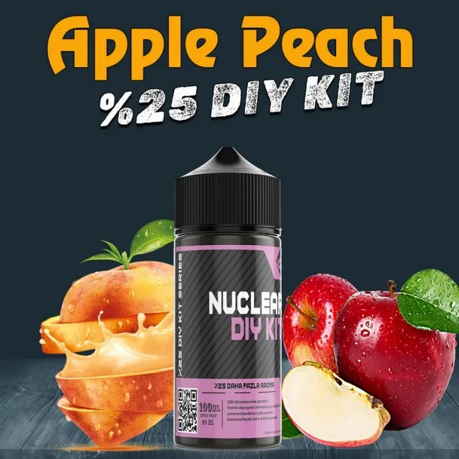 %25 Apple Peach Yüksek Aroma Dıy-Kit