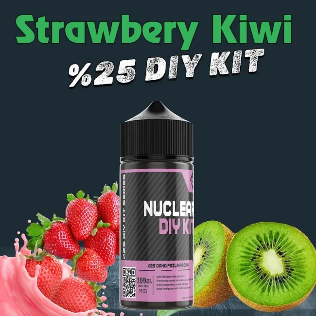 %25 Strawberry Kiwi Yüksek Aroma Dıy-Kit