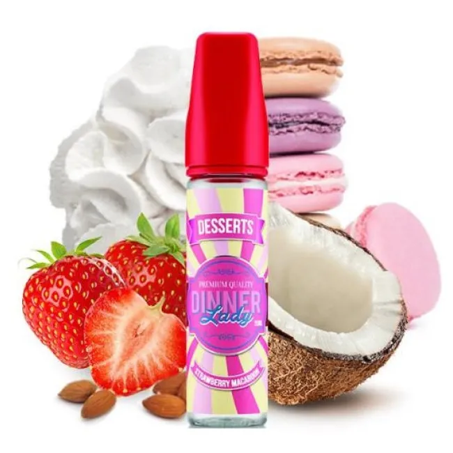 Dinner Lady Strawberyr Macaron Mix Aroma