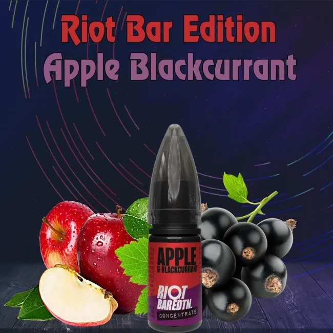 Riot Bar Edition Apple Blackcurrant Aroma Orjinal Şişe