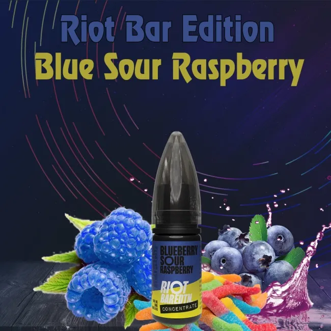 Riot Bar Edition Blue Sour Raspberry Aroma Orjinal Şişe
