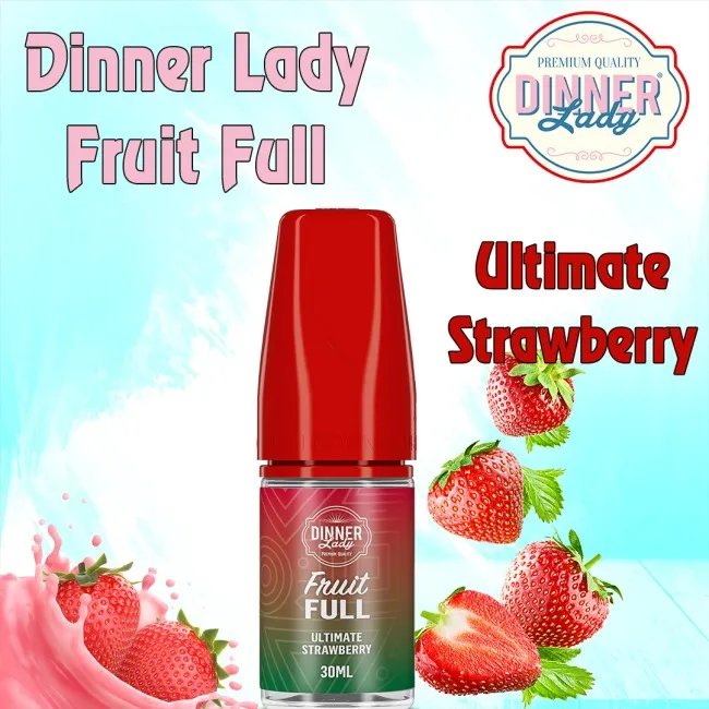 Dinner Lady Fruit Full Ultimate Strawberry Aroma Orjinal Şişe