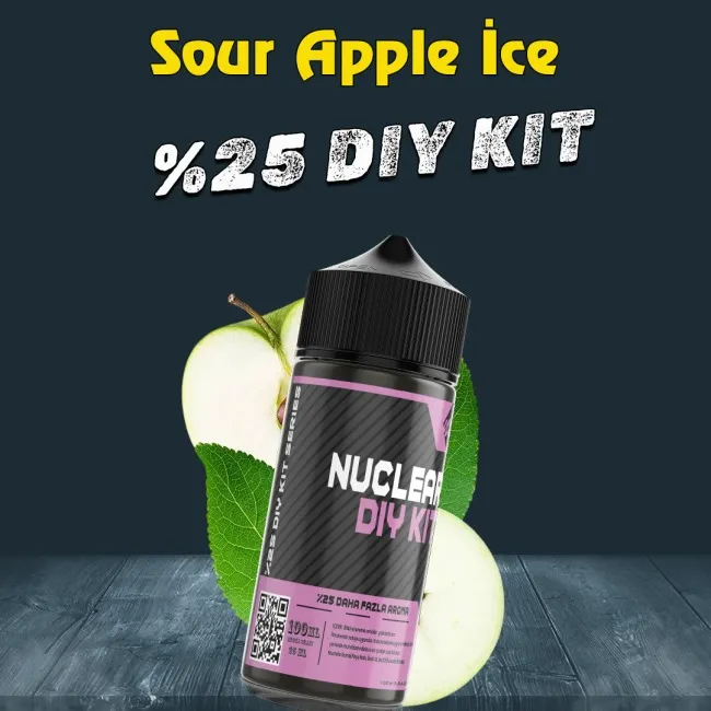 %25 Sour Apple Ice Yüksek Aroma Dıy-Kit Drif Series