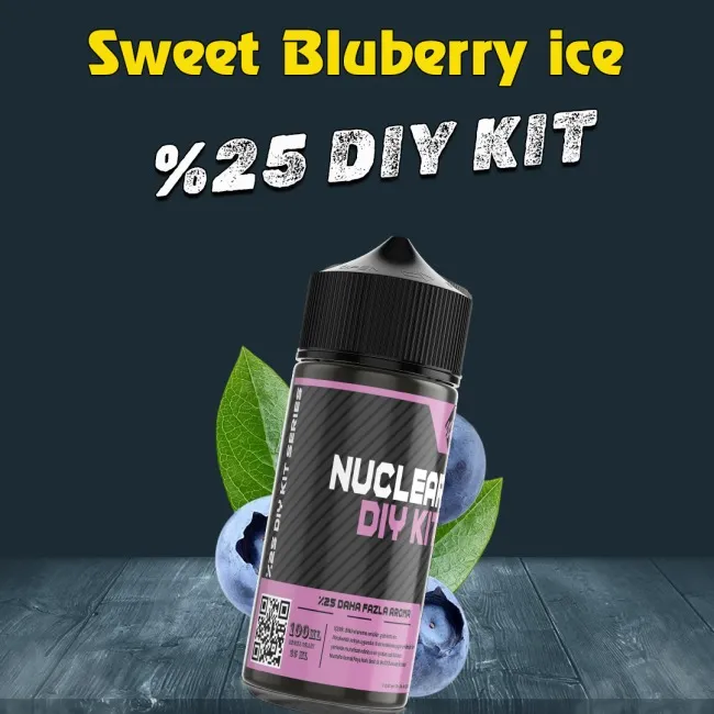 %25 Sweet Blueberry Ice Yüksek Aroma Dıy-Kit Drif Series