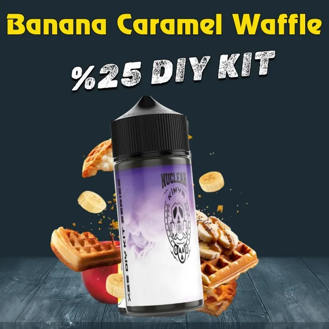 %25 Banana Caramel Waffle Yüksek Aroma Dıy-Kit Drif Series