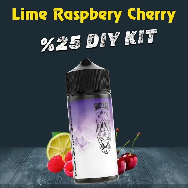 %25 Lime Raspberry Cherry Yüksek Aroma Dıy-Kit Drif Series