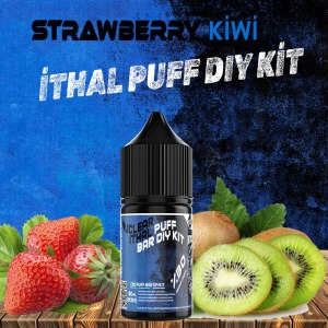 Puff - Bar İthal Dıy Kit Aroma Strawberry Kiwi