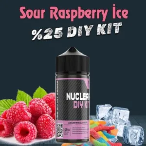%25 Sour Raspberry İce Yüksek Aroma Dıy-Kit Doz Series