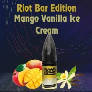 Riot Bar Edition Mango Vanilla İce Cream Aroma Orjinal Şişe