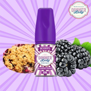 Dinner Lady Blackberry Crumble 30 ML Orjinal Şişe Aroma