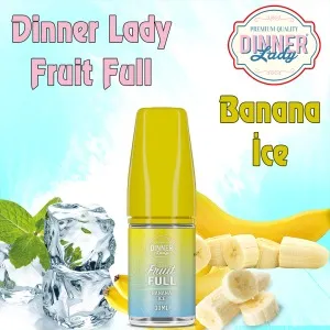 Dinner Lady Fruit Full Banana İce Aroma Orjinal Şişe