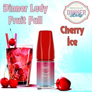 Dinner Lady Fruit Full Cherry İce Aroma Orjinal Şişe